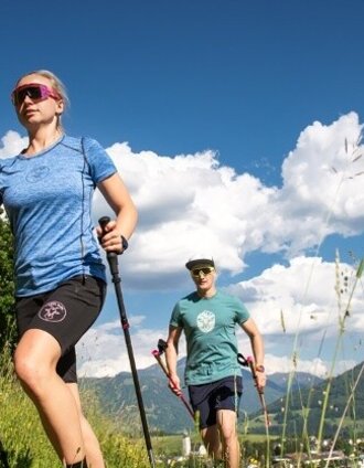 Wanderer auf der Tontschnleiten Runde