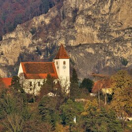 Blick auf die Pfarrkirche in Deutschfeistritz | © Weges OG