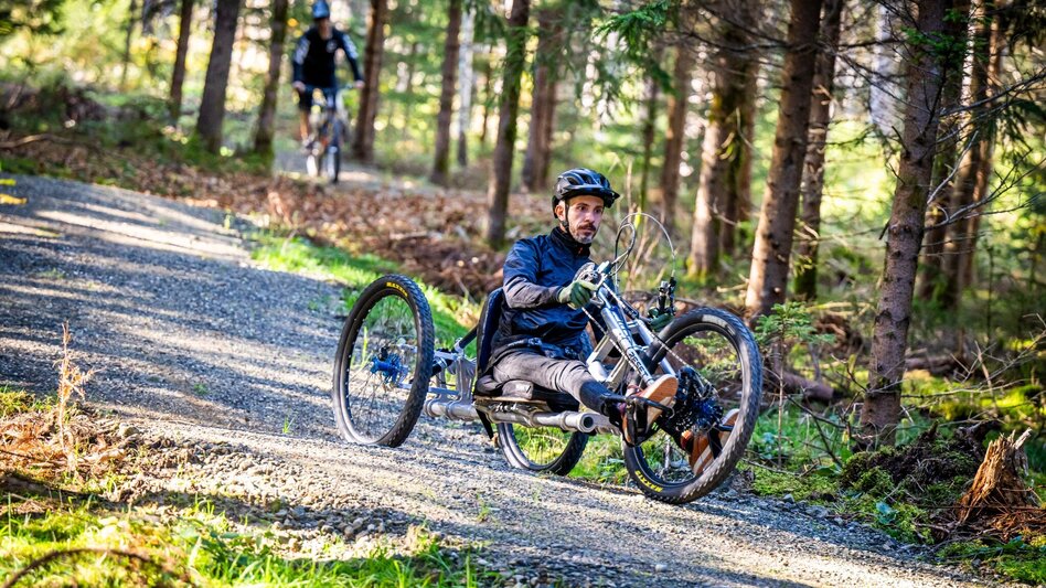 Mountainbike Hoftaltrail - erster barrierefreier Trail Österreichs - Touren-Impression #2.1 | © Lucas Pripfl Photography