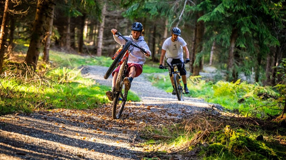 Mountainbike Hoftaltrail - erster barrierefreier Trail Österreichs - Touren-Impression #2.2 | © Lucas Pripfl Photography