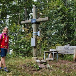Gipfelkreuz Hochtrötsch, 1239 m | © Weges OG