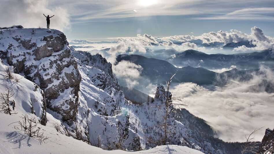Schneeschuhwandern Schneeschuhtour auf die Aflenzer Bürgeralm - Touren-Impression #2.1 | © TV Hochsteiermark