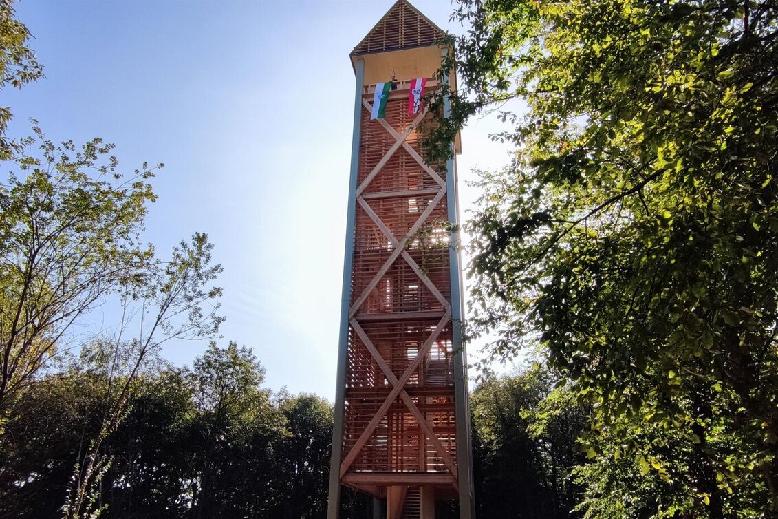 Radfahren Warte Demmerkogel & Kreuzkogel & Silberberg, Keltischer Wehrturm - Etappe 3 - Blickwechsel - Touren-Impression #1 | © Gemeinde St. Andrä-Höch
