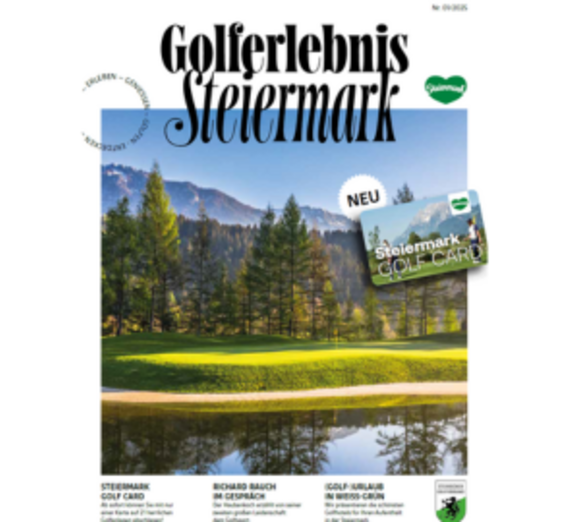 Cover Golferlebnis Steiermark Magazin | © Steirischer Golfverband