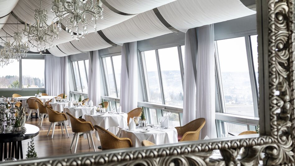 Der Restaurantbereich im Hotel Der Steirerhof