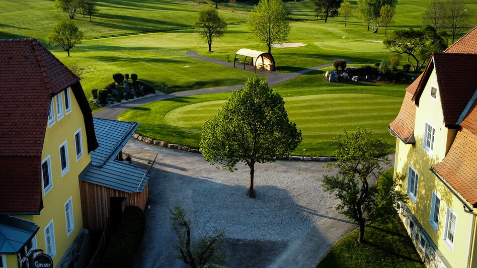 Aussicht auf den Golfplatz 