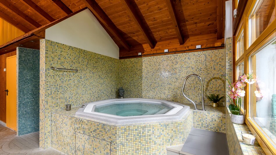 Der kleine aber feine Wellnessbereich im Vital Hotel Krain