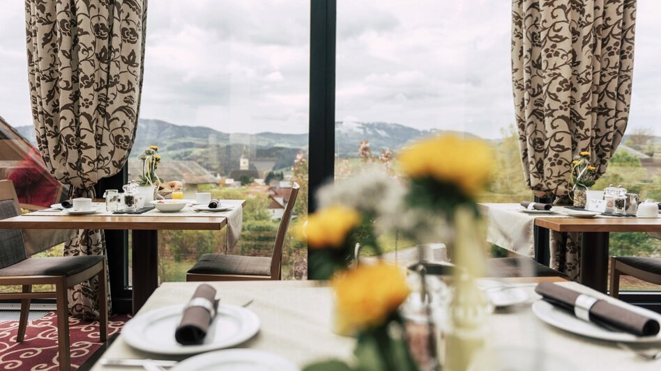 Restaurantbereich im Vital Hotel Styria