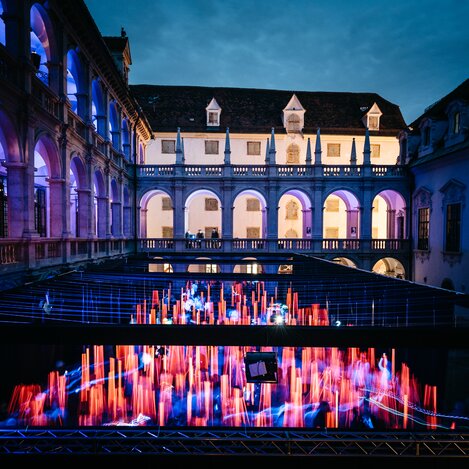 Klanglicht Graz, Installation: Floating Light, Wouter Brave | © Christian Thiess Photography for Klanglicht | Christian Thiess | © Christian Thiess Photography for Klanglicht