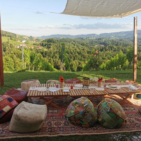 Boho – lukullische Highlights inmitten der atemberaubenden Weinberge der Südsteiermark | © STG | Lena Maikisch