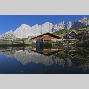 Neustattalm in front of the Dachstein | © Steiermark Tourismus | Leo Himsl