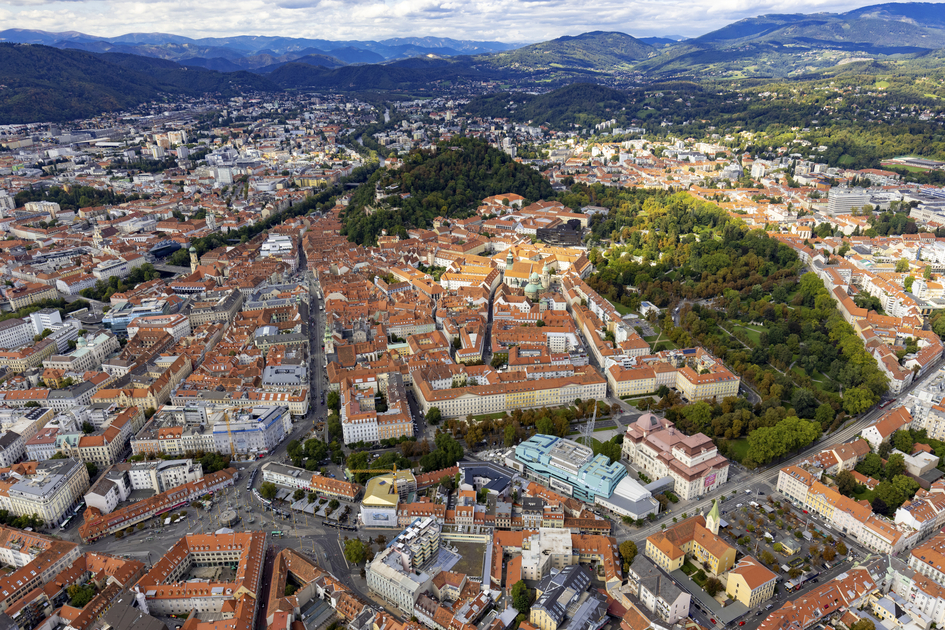 Graz aus der Vogelperspektive | © STG | Harry Schiffer
