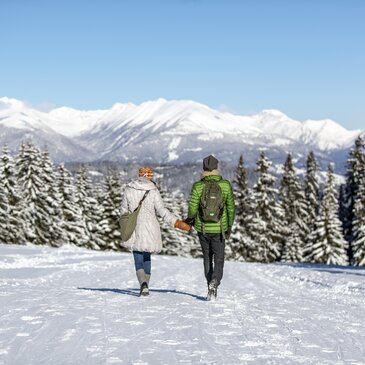 Spazieren gehen auf der Frauenalpe