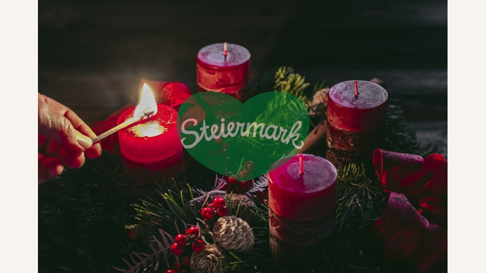 Advent, Advent... a little light burns at the Advent wreath | © Steiermark Tourismus | photo-austria.at