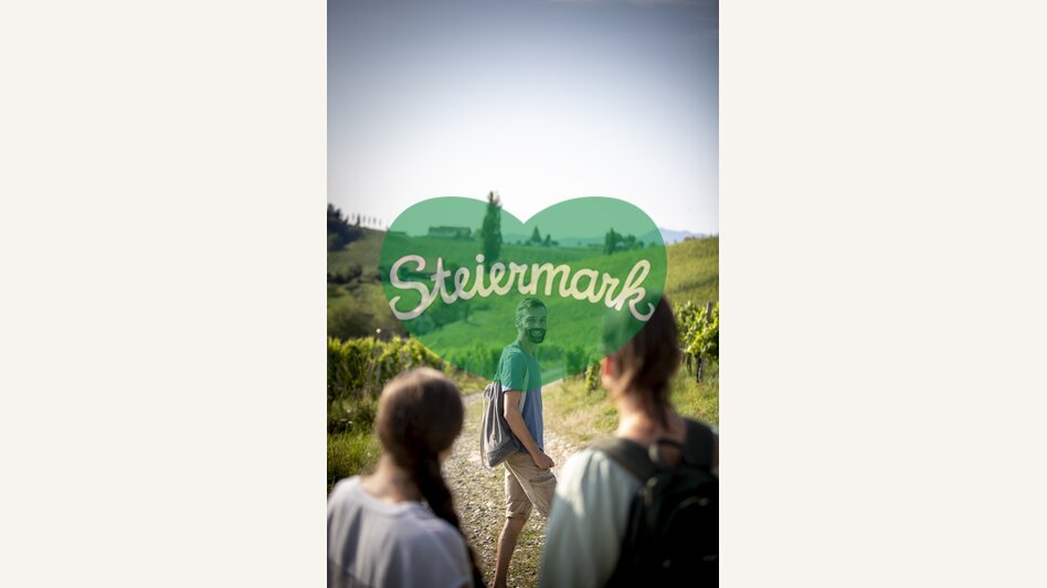 Hiking through the vineyards of southern Styria | © Steiermark Tourismus | Tom Lamm
