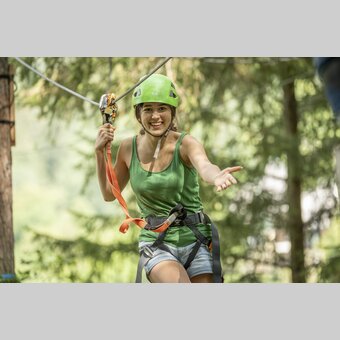 At the high ropes course | © Steiermark Tourismus | Jesse Streibl