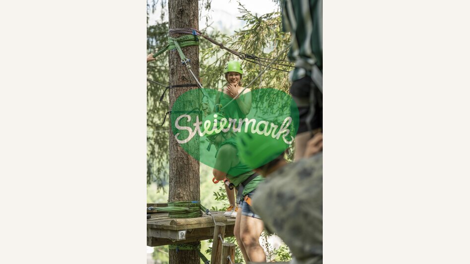 At the high ropes course | © Steiermark Tourismus | Jesse Streibl