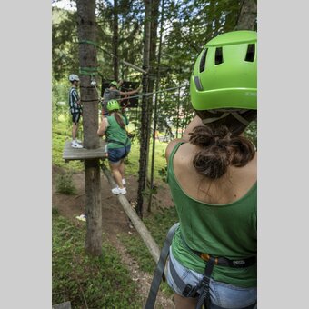 At the high ropes course | © Steiermark Tourismus | Jesse Streibl