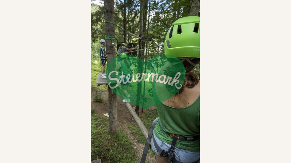 At the high ropes course | © Steiermark Tourismus | Jesse Streibl