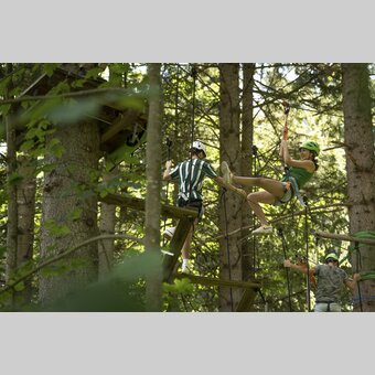 At the high ropes course | © Steiermark Tourismus | Jesse Streibl