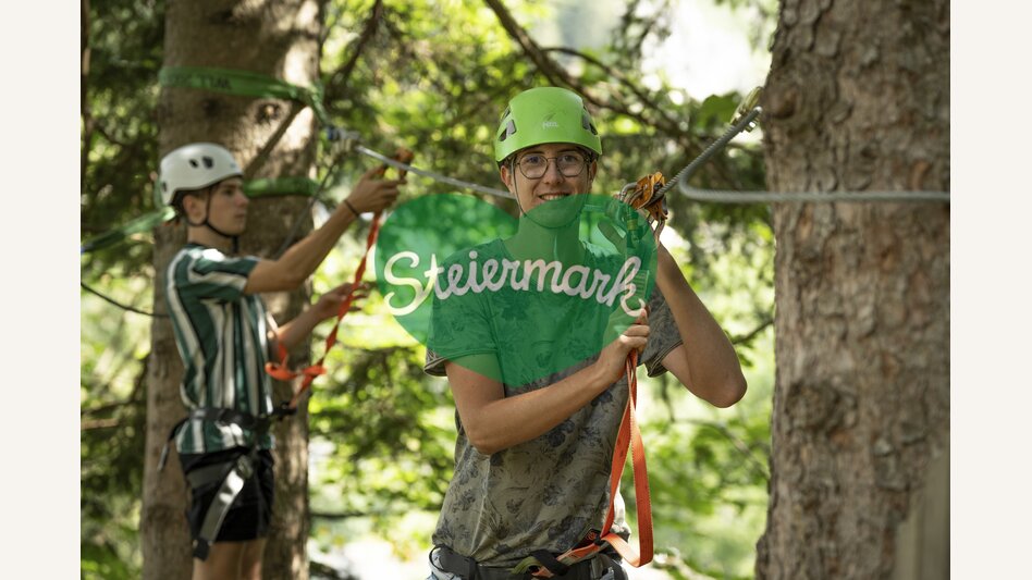 At the high ropes course | © Steiermark Tourismus | Jesse Streibl