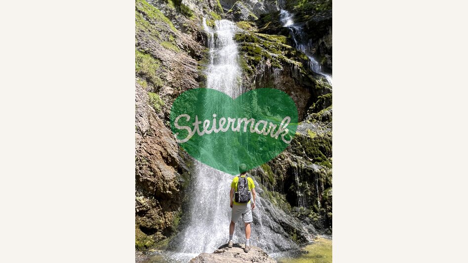 Hiking break at the waterfall | © Steiermark Tourismus | Günther Steininger