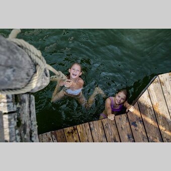 Fun at the swimming lake Ramsau Beach | © Steiermark Tourismus | photo-austria.at