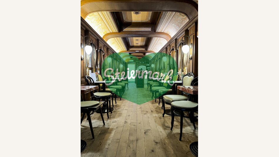 Der Kaffeewagon im Südbahn Museum Mürzzuschlag | © STG | Stephanie Renner