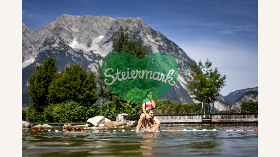 Campingplatz Im Dörfl Irdning Badeteich | © Camping Steiermark | Tom Lamm