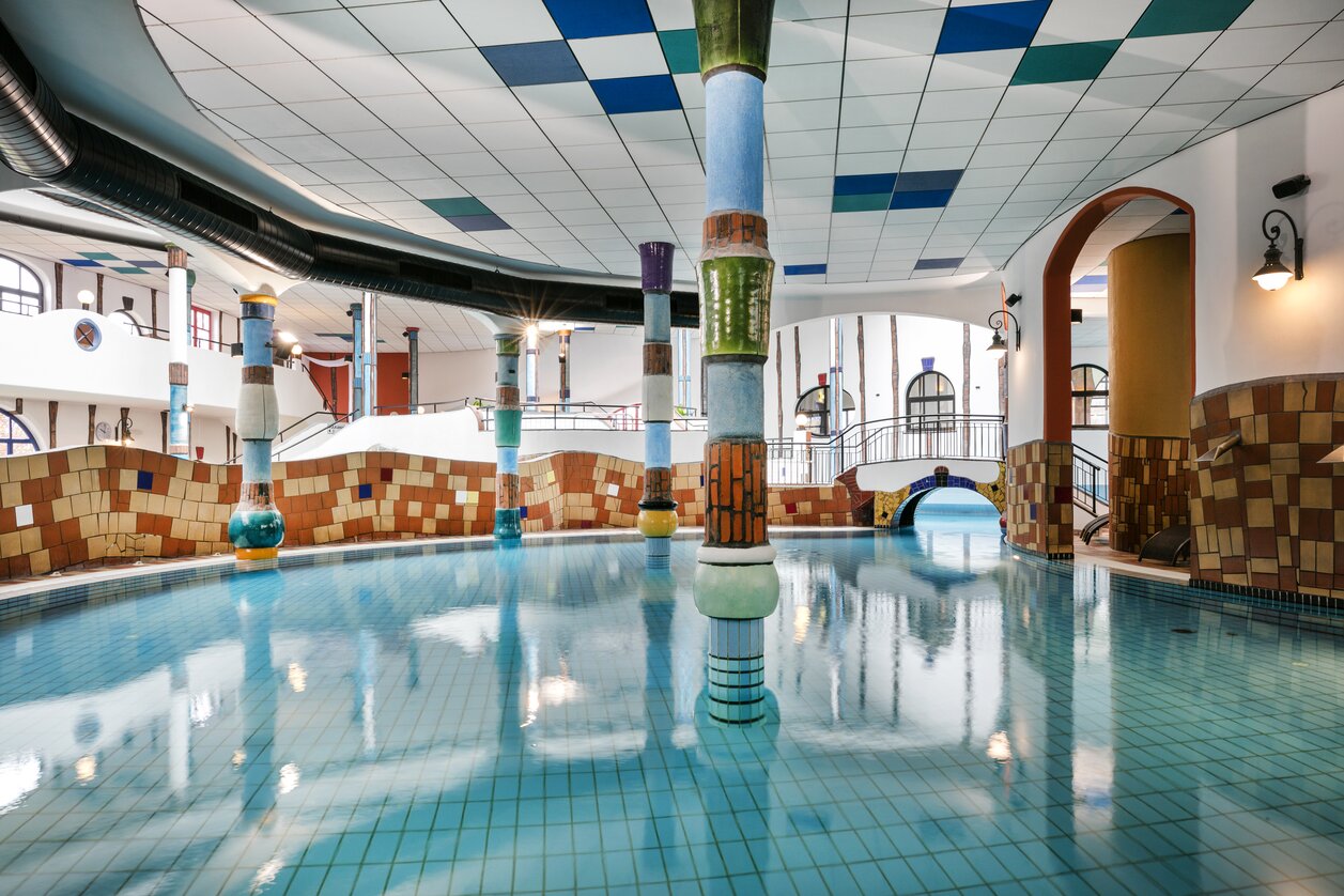 Rogner Therme Bad Blumau Innenbereich | © Rogner Bad Blumau, Hundertwasser Architekturprojekt | Harald Eisenberger