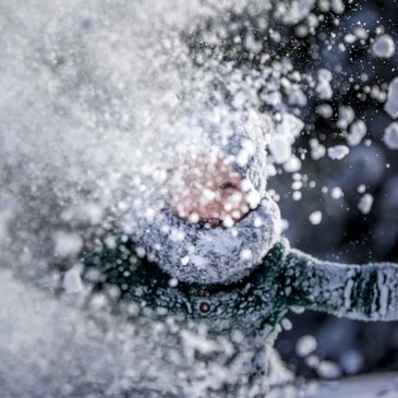 Spielplatz Schnee