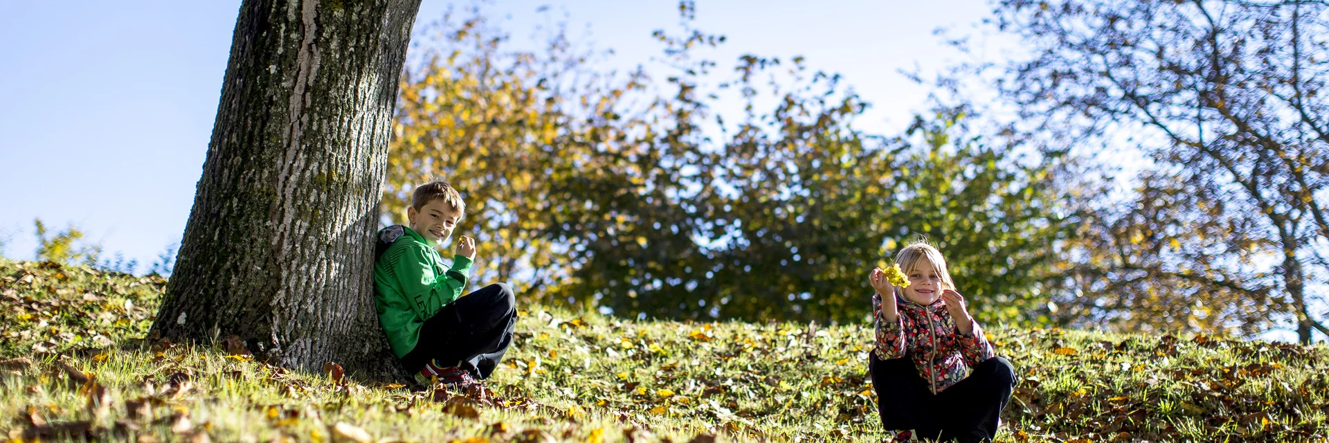 Kinder im Herbst | © STG | Tom Lamm