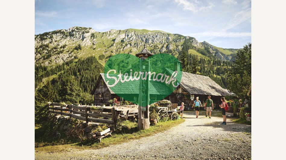 Einkehr auf der Ebneralm im Gesäuse | © TV Gesäuse | Michael Königshofer