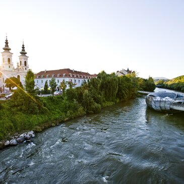 Murinsel und Mariahilferkirche