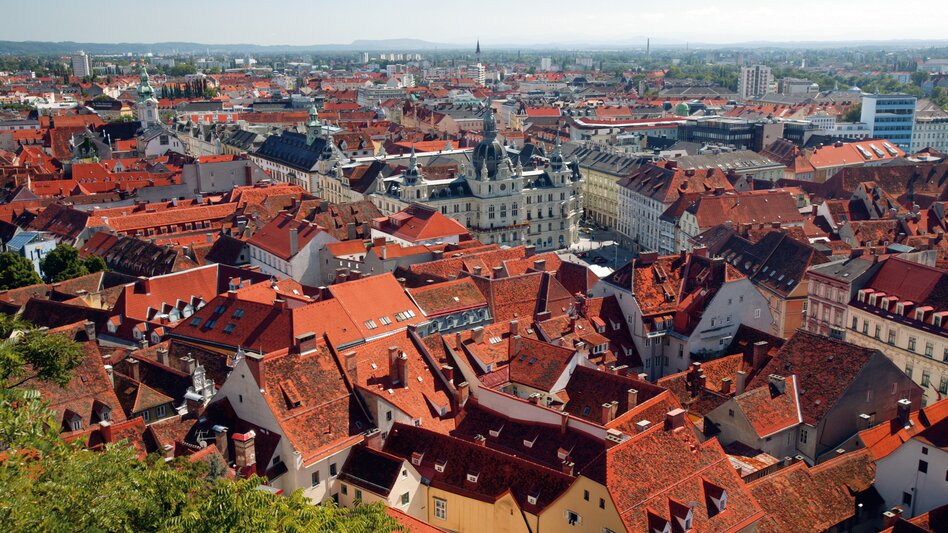 Graz vom Schlossberg
