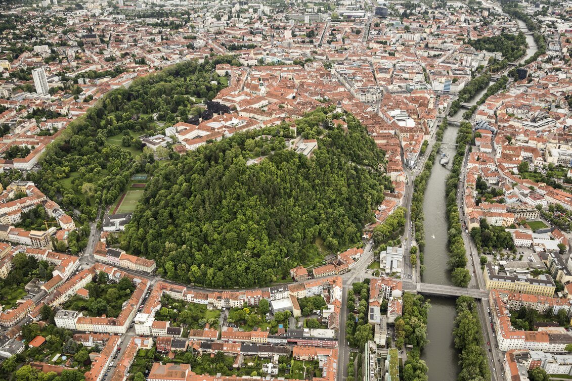 Graz aus der Vogelperspektive | © STG | Wolfgang Hummer 