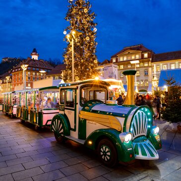 Advent Bummelzug am Grazer Hauptplatz