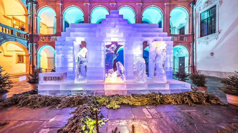 Grazer Eiskrippe im Landhaushof