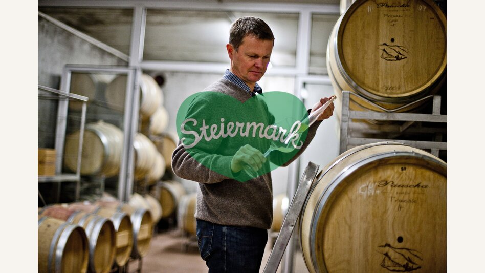 Winegrower Roland Tauss at work | © Steiermark Tourismus | Tom Lamm