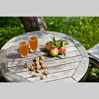 Genuss-Stillleben im Obstgarten | © STG | Tom Lamm