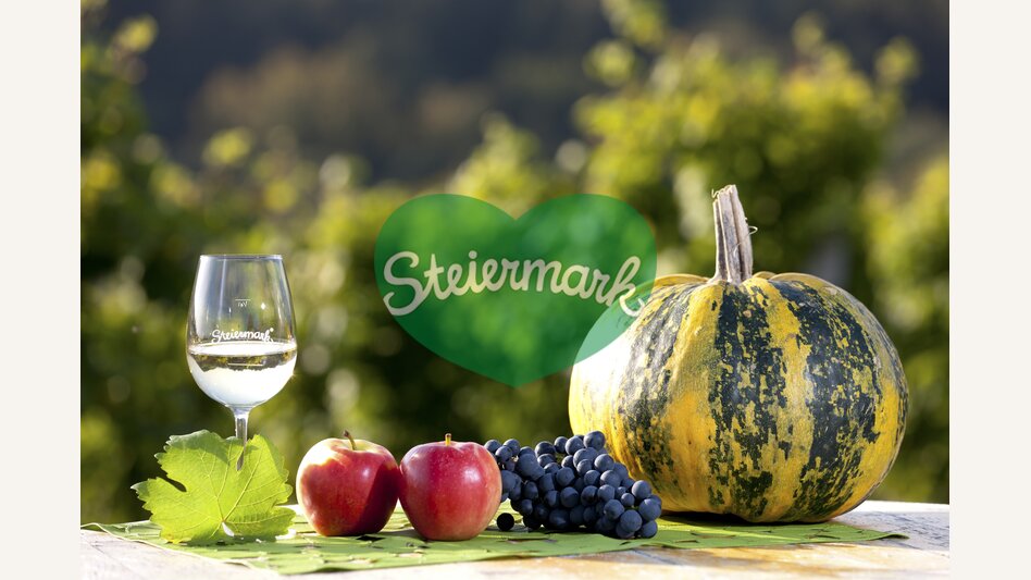 Die kulinarische Dreifaltigkeit: Wein, Apfel, Kürbis | © STG | Harry Schiffer | Nur für Pressezwecke!