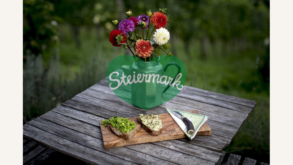 The culinary Styria: bread with spread | © Steiermark Tourismus | Tom Lamm