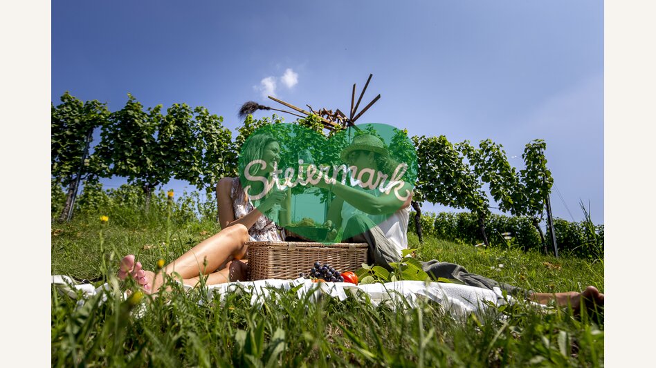 Picknick im Weingarten (mit Klapotetz, Ratsch a. d. Weinstraße) | © STG | Tom Lamm