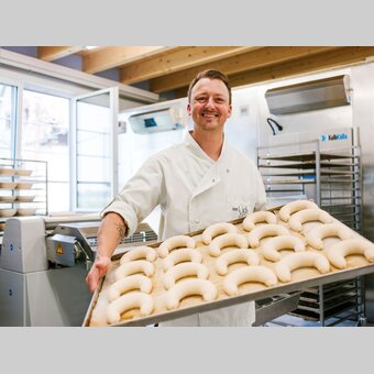 In der Backstube der Biobäckerei Vom Lichtenberg in Gnas | © Thermen- & Vulkanland | SupersusiCom
