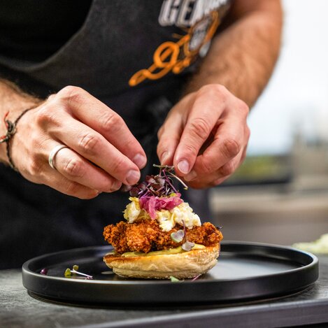 Burger vom Feinsten ;) | © Erzberg-Leoben | Susanne Einzenberger