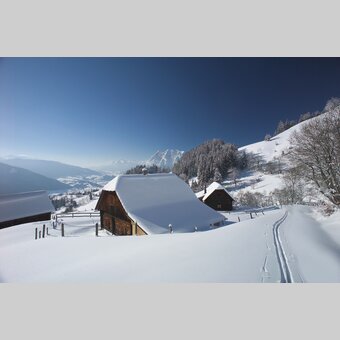 Blick auf Ennstal mit Grimming | © STG | Atelier Jungwirth / Erich Hagspiel