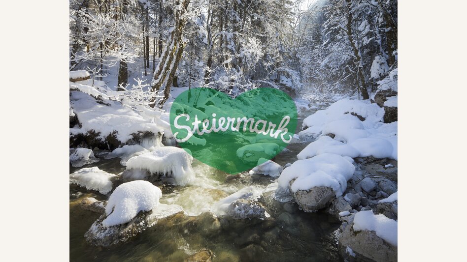 Verschneiter Radmerbach bei Rotmoos | © STG | Rainer Mirau