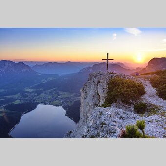 Top of the Trisselwand with view to Altausseersee | © Steiermark Tourismus | Volker Preusser