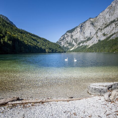 Lake Leopoldsteinersee near Eisenerz (Erzberg Leoben) | © Steiermark Tourismus | Tom Lamm