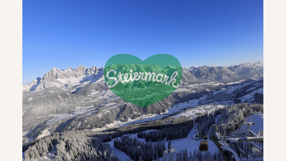 Blick von der Hochwurzen auf den Dachstein | © STG | photo-austria.at